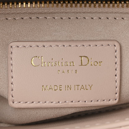 Christian Dior Lambskin Cannage Small My ABCDior Lady Dior Rose Poudre 6 of 10