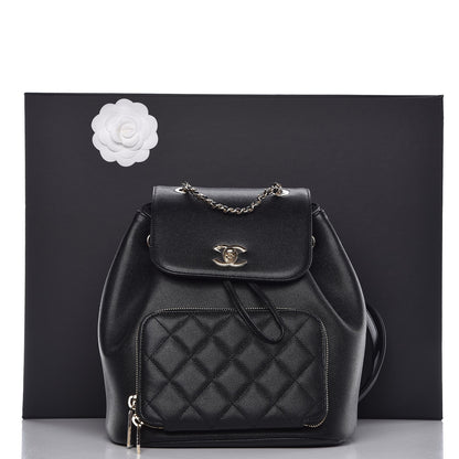 Chanel Caviar Quilted Business Affinity Backpack Black 8 of 8