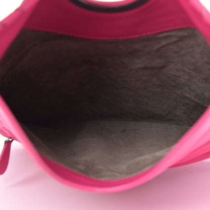 Bottega Veneta Nappa Intrecciato Turnlock Clutch Deco Rosa Shock 6 of 10