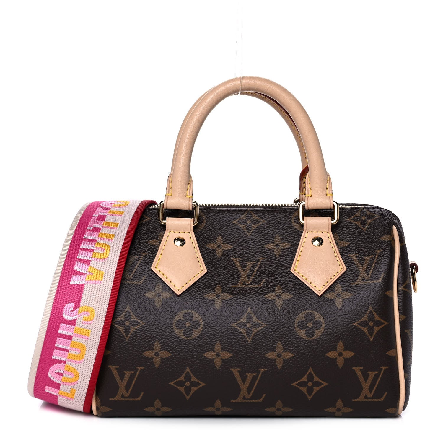 Louis Vuitton Monogram Speedy Bandouliere 20 Fuchsia 1 of 16