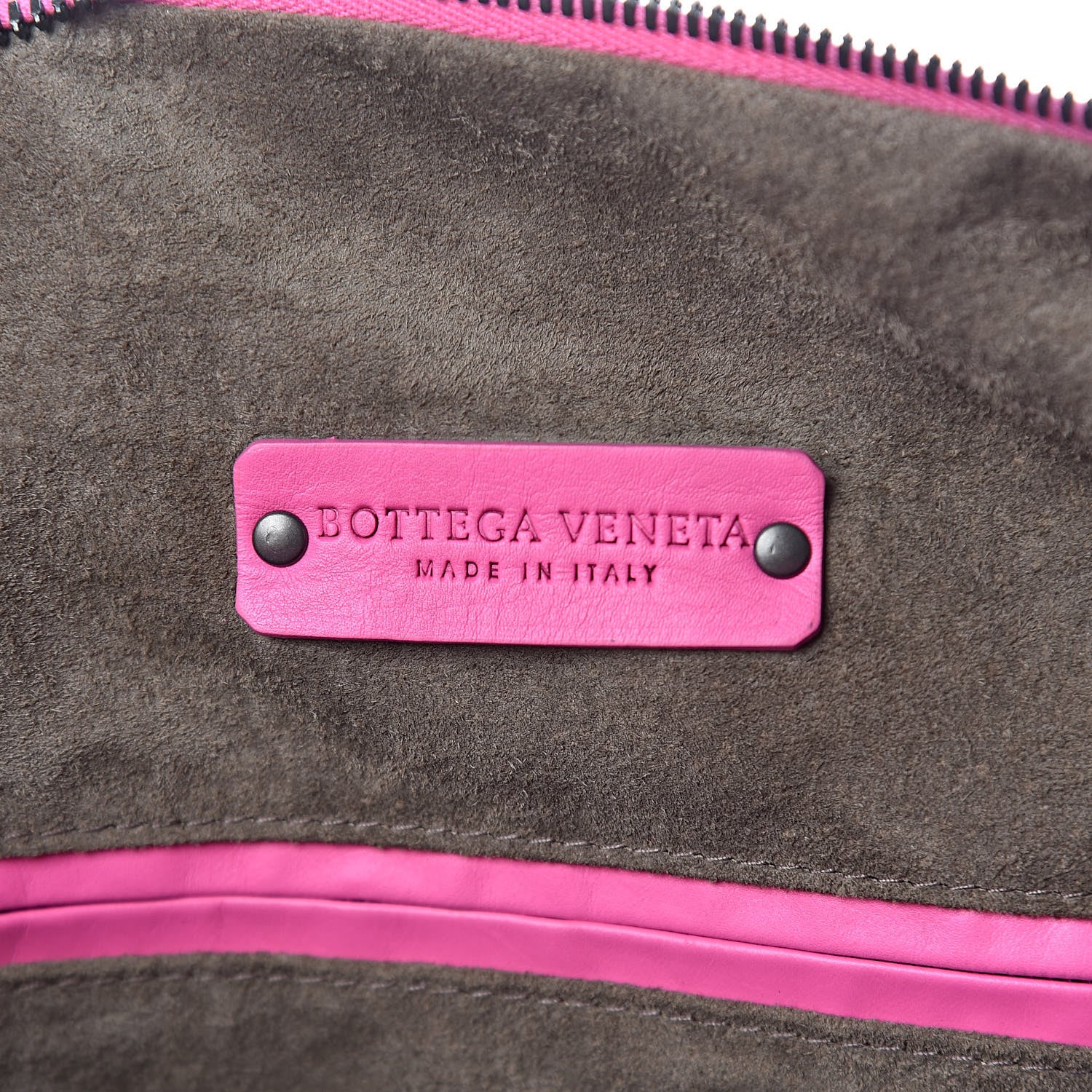 Bottega Veneta Nappa Intrecciato Boston Rosa Shock 6 of 13