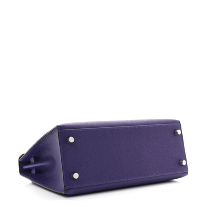 Hermes Epsom Kelly Sellier 25 Purple 8 of 20