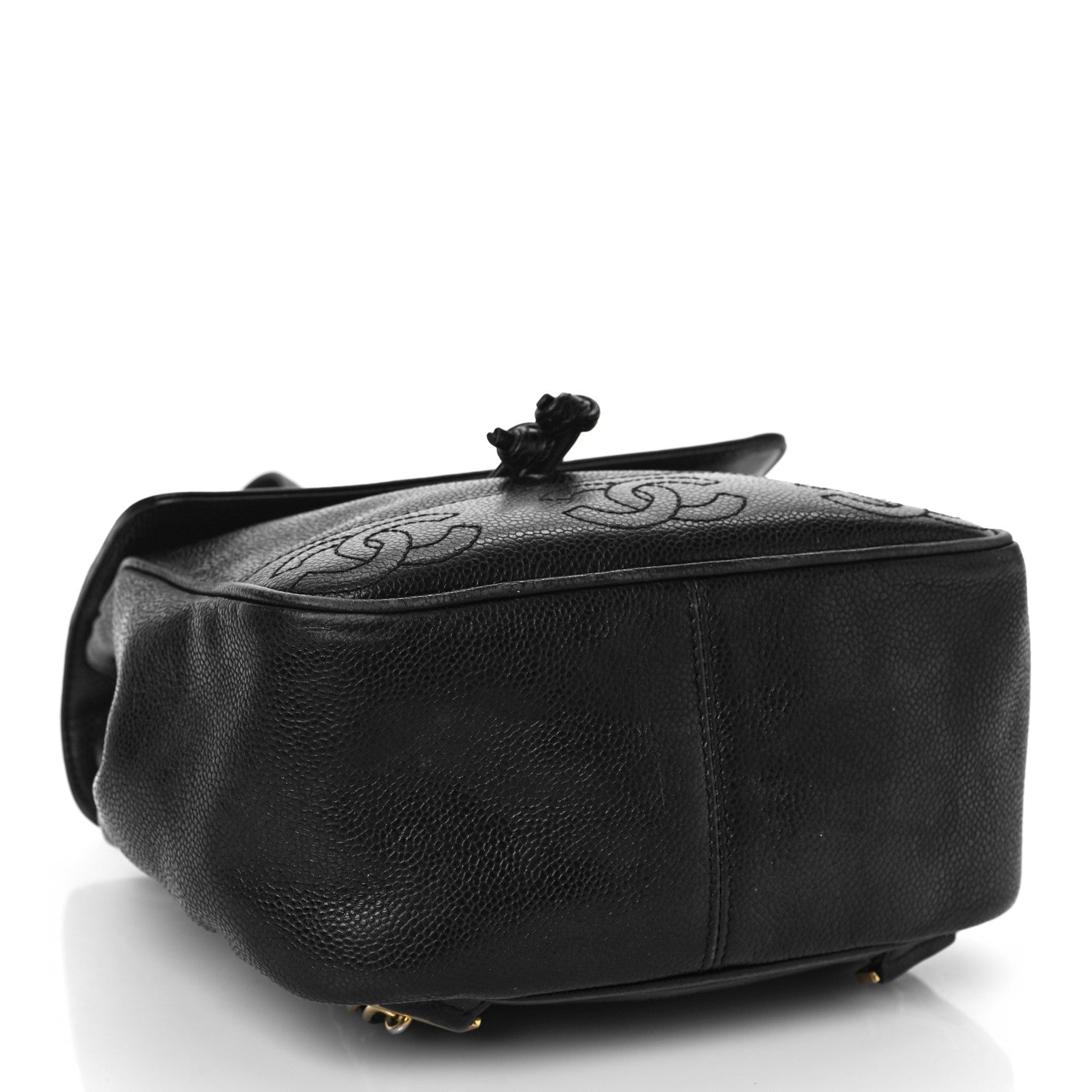 Chanel Caviar CC Backpack Black 4 of 9