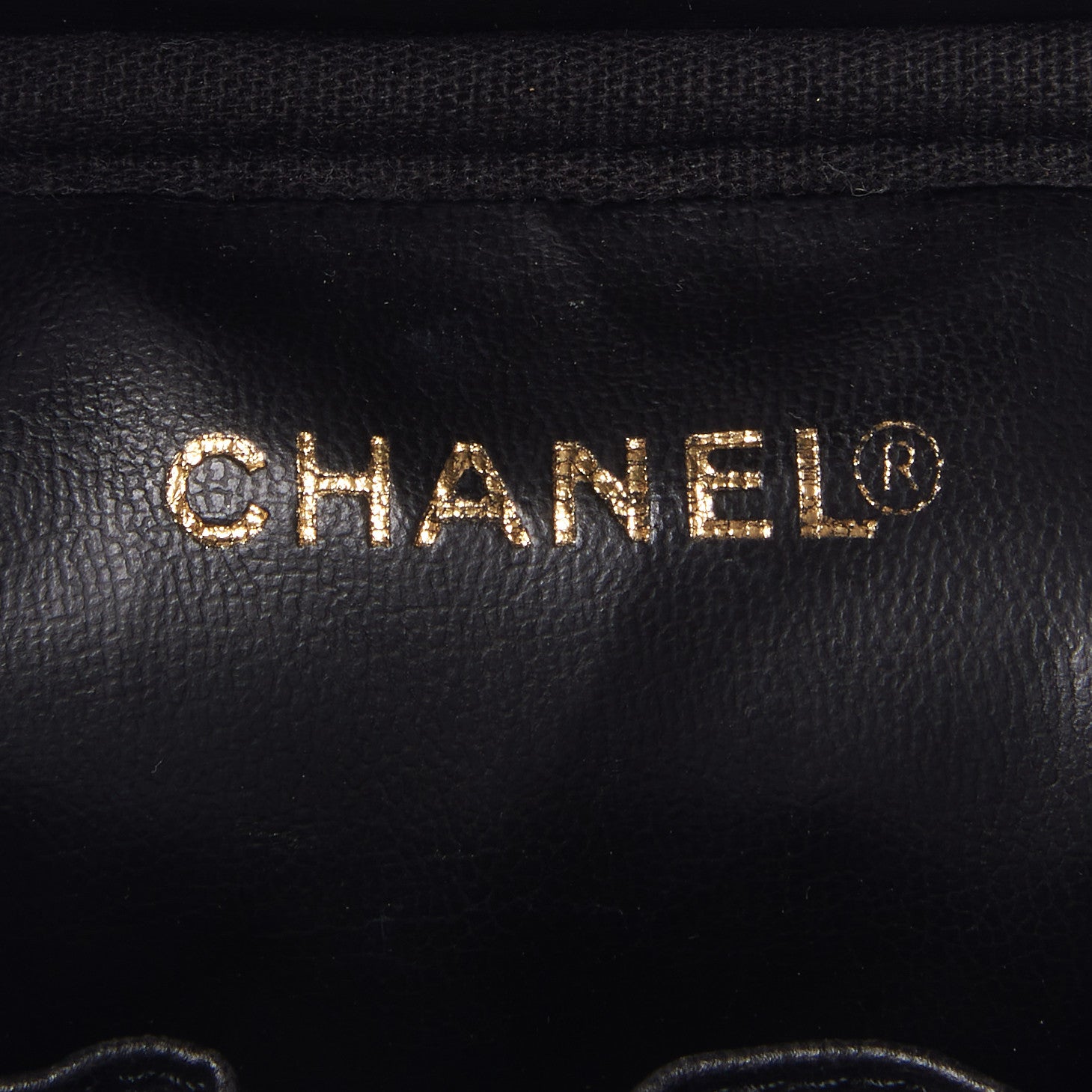 Chanel Caviar Vanity Cosmetic Case Black 7 of 8