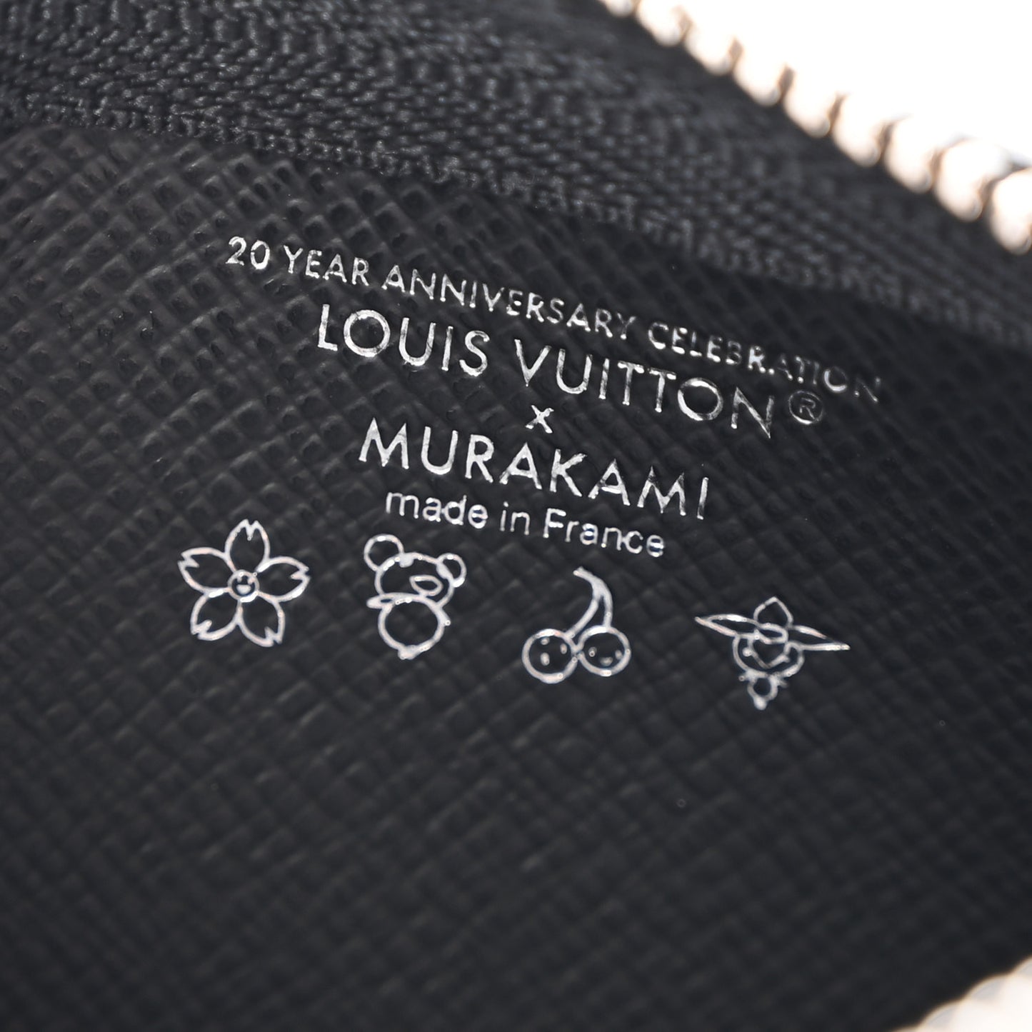 LV X TM Monogram Multicolor Key Pouch Black