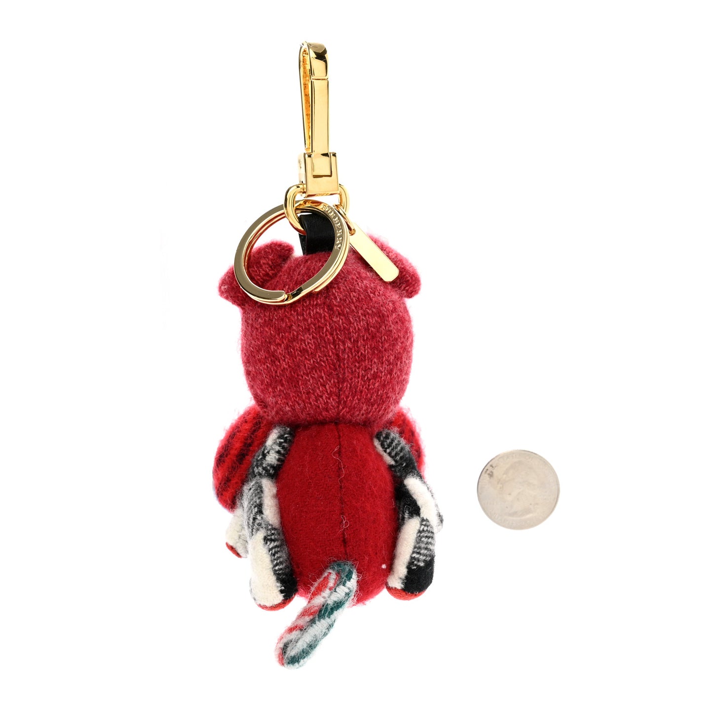 Calfskin Wool Cashmere Studded Seymour The Bulldog Bag Parade Red