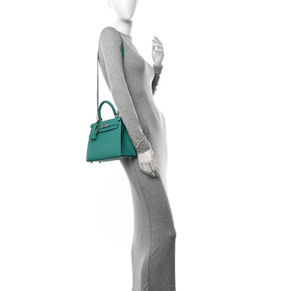Hermes Epsom Kelly Sellier 25 Vert Verone 2 of 12