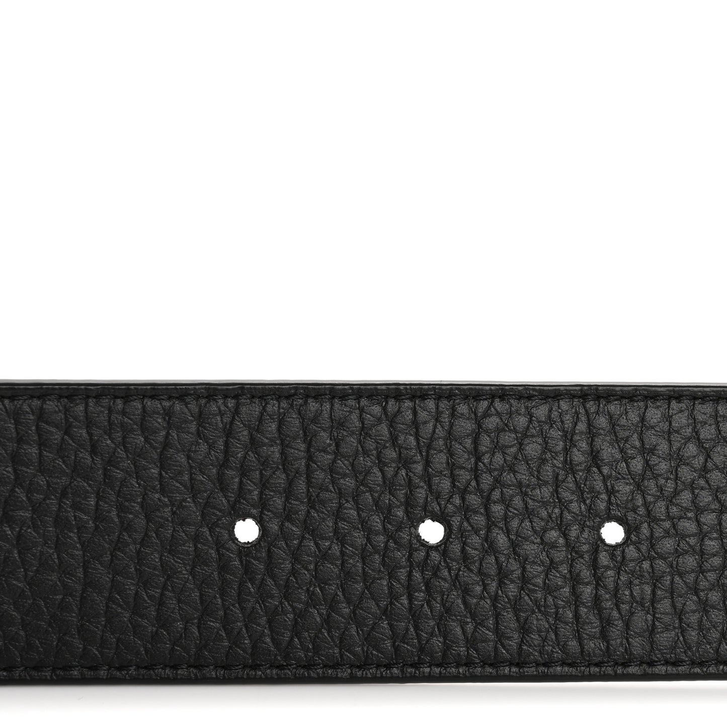 Taurillon Calfskin 30mm LV Initiales Reversible Belt 110 44 Black