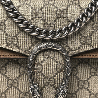Gucci GG Supreme Monogram Mini Dionysus Shoulder Bag Taupe 8 of 11
