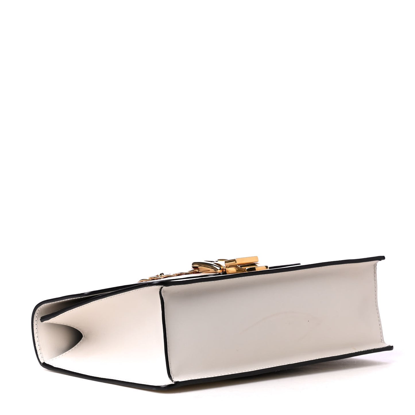 Calfskin Small Sylvie Shoulder Bag Off White