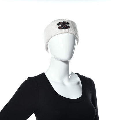 Chanel Cashmere CC Headband Ivory 2 of 4
