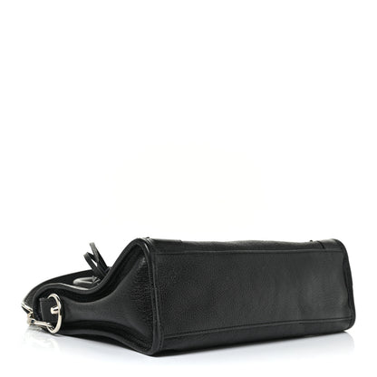 Balenciaga Chevre Silver Metallic Edge Hardware S City Black 5 of 10