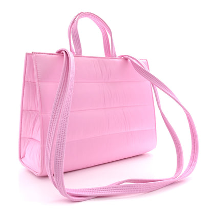 Telfar Nylon Medium Puff Shopping Bag Bubblegum 3 of 10