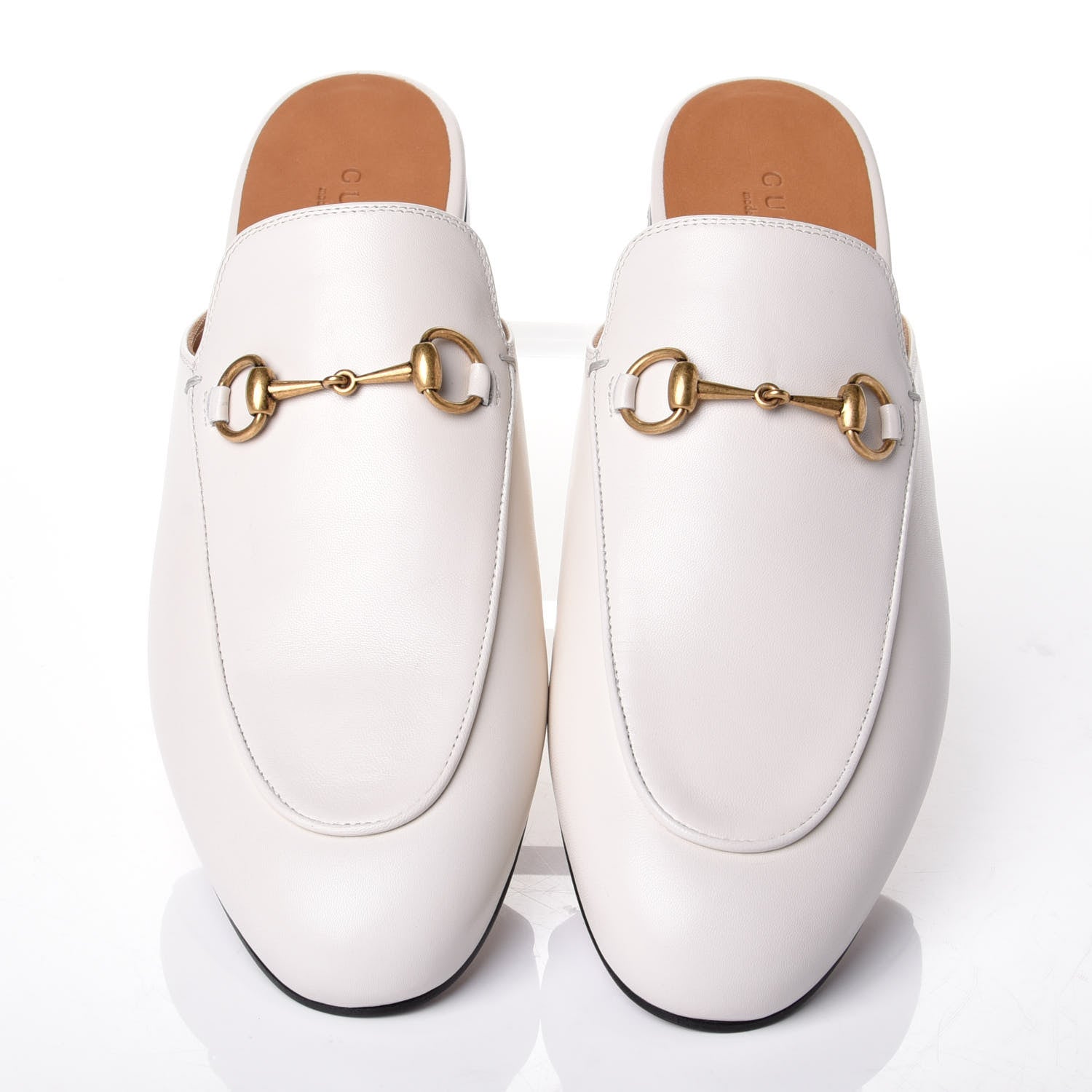 Gucci Malaga Kid Womens Princetown Slippers 39.5 Mystic White 5 of 11