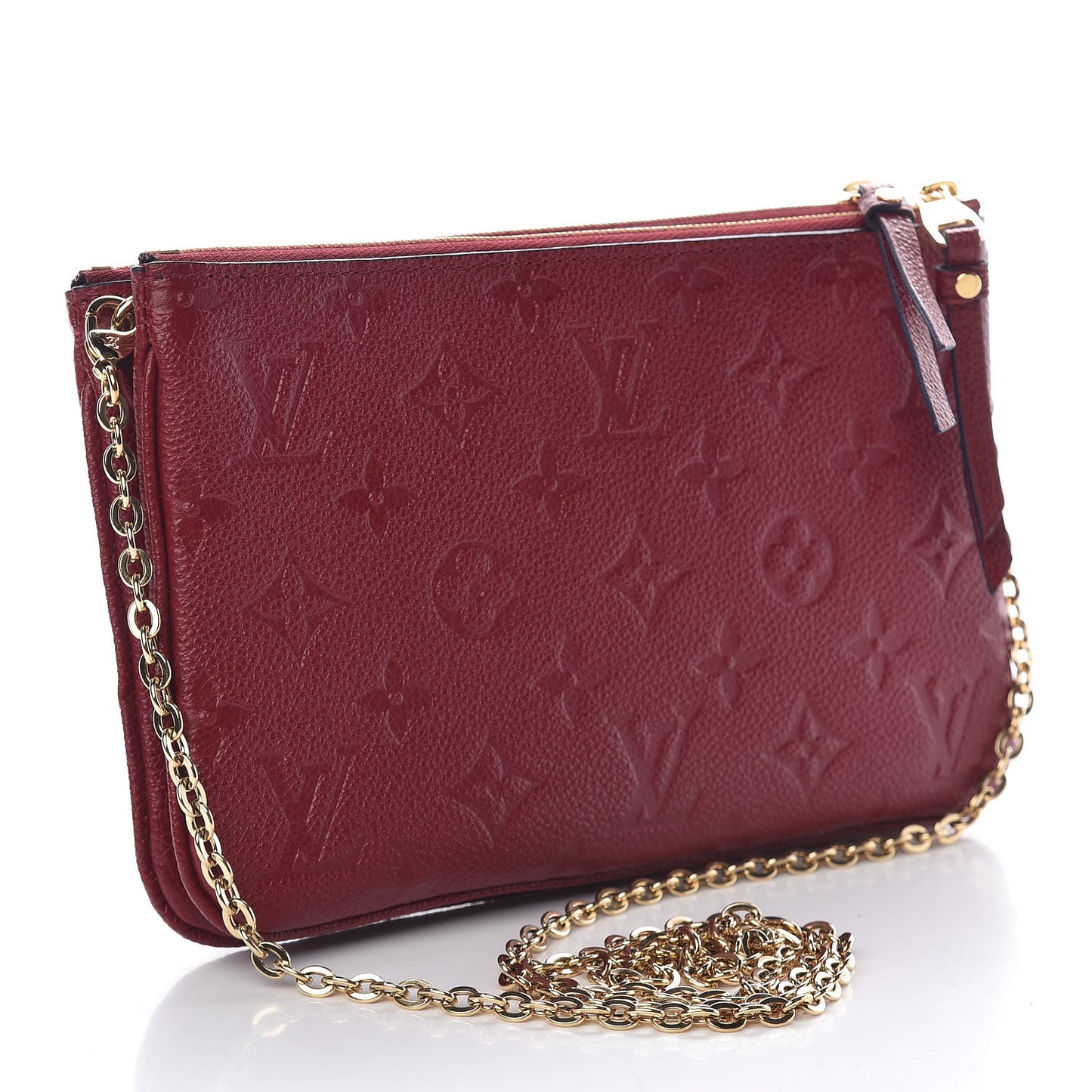 Empreinte Double Zip Pochette Cherry Berry