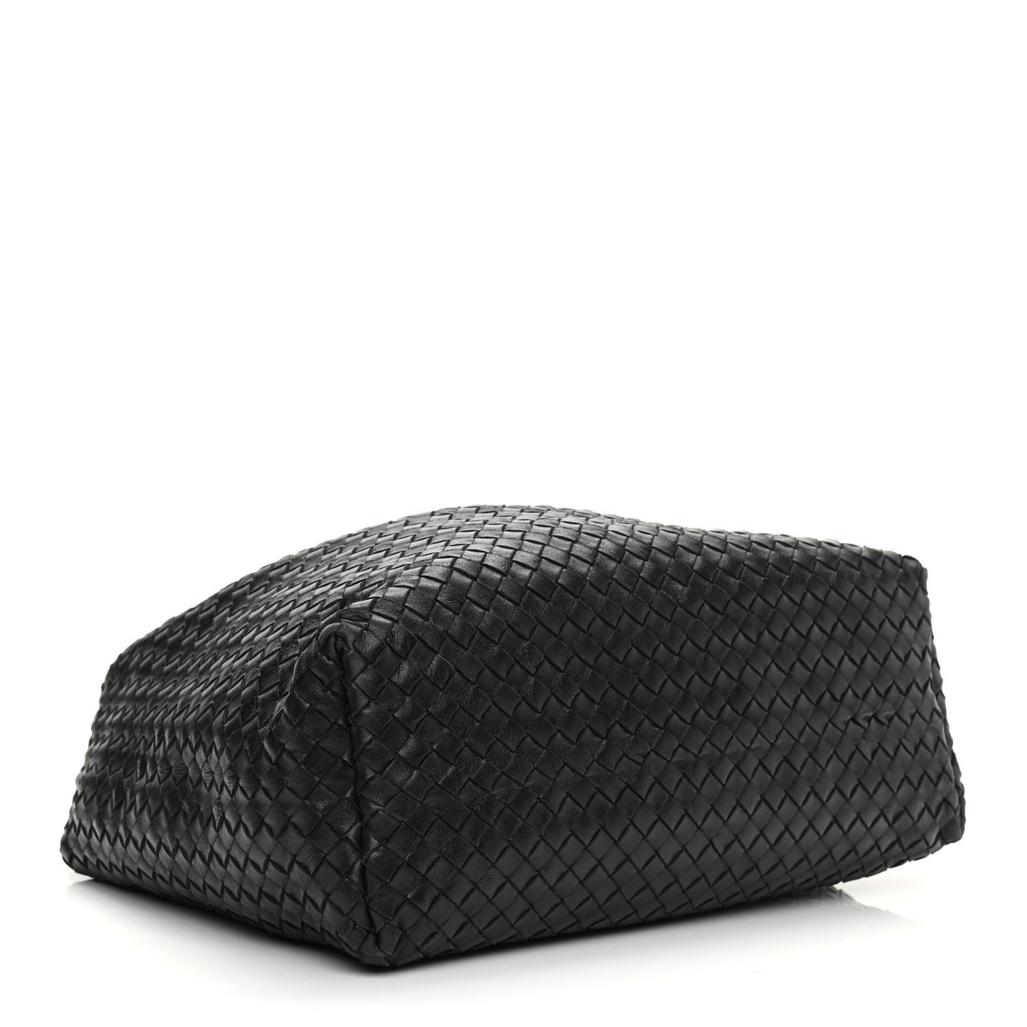 Nappa Intrecciato Pyramid Hobo Black