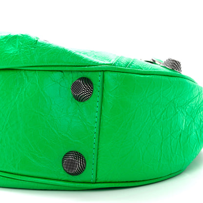 Balenciaga Agneau Arena Small Le Cagole Shoulder Bag Vivid Green 11 of 11