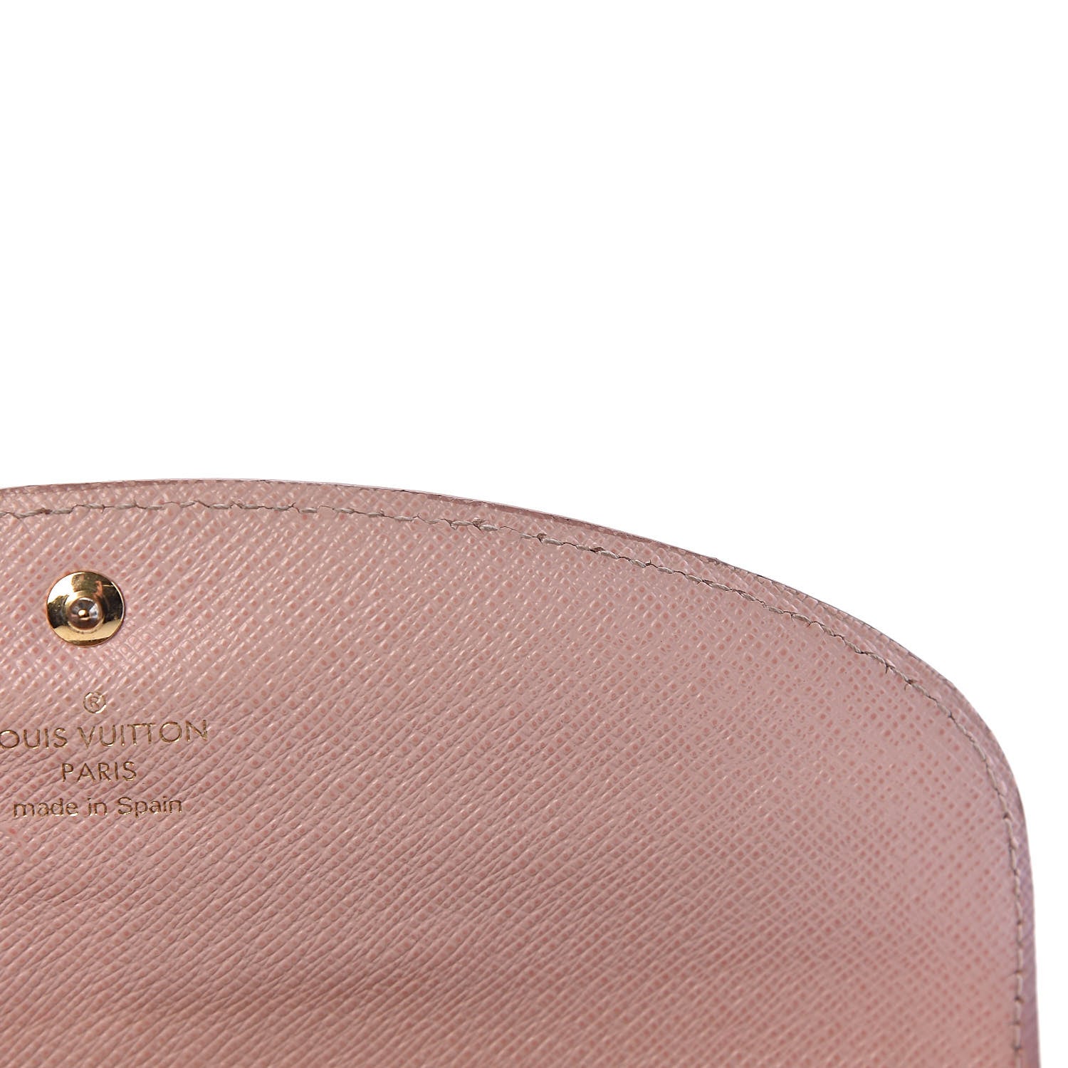 Louis Vuitton Damier Ebene Caissa Wallet Rose Ballerine 15 of 16