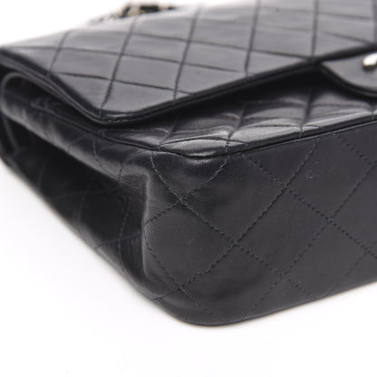 Chanel Lambskin Quilted Medium Double Flap Black 9 of 16