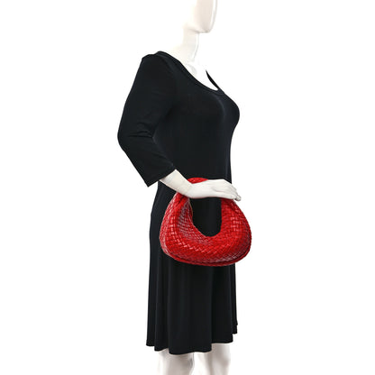 Bottega Veneta Nappa Intrecciato Mini Padded Jodie Red 2 of 10