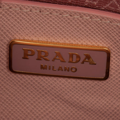 Prada Saffiano Lux Mini Promenade Tote Orchidea 7 of 8