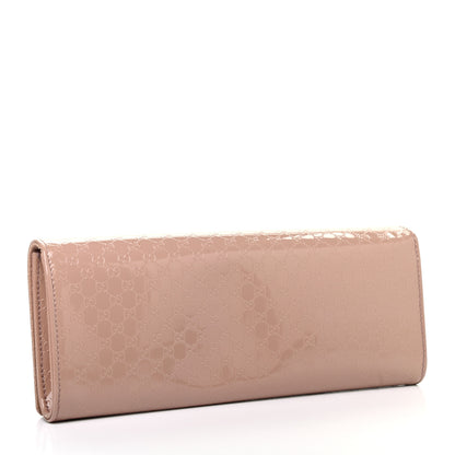 Gucci Patent Microguccissima Small Broadway Clutch Dark Cipria 3 of 7