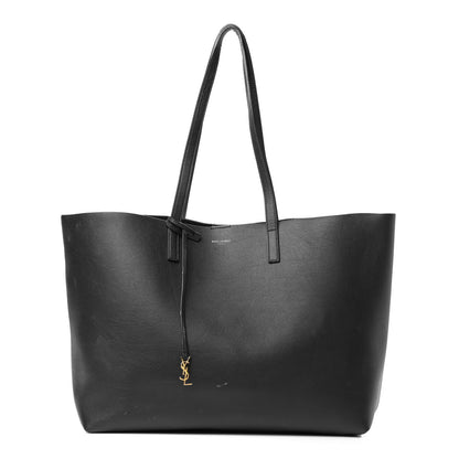Saint Laurent Calfskin Large Shopping Tote Black 1 of 10