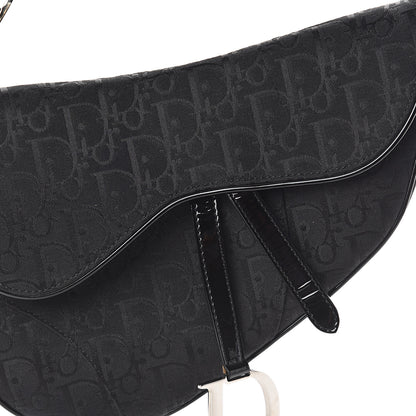 Christian Dior Monogram Saddle Bag Black 6 of 8