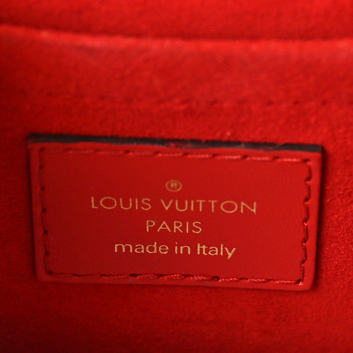 Calfskin S Lock XL Red