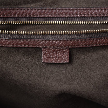 Celine Pebbled Calfskin Mini Luggage Chocolate 7 of 12