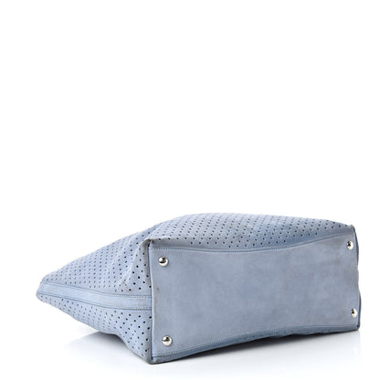 Prada Suede Perforated Tote Astrale 5 of 20