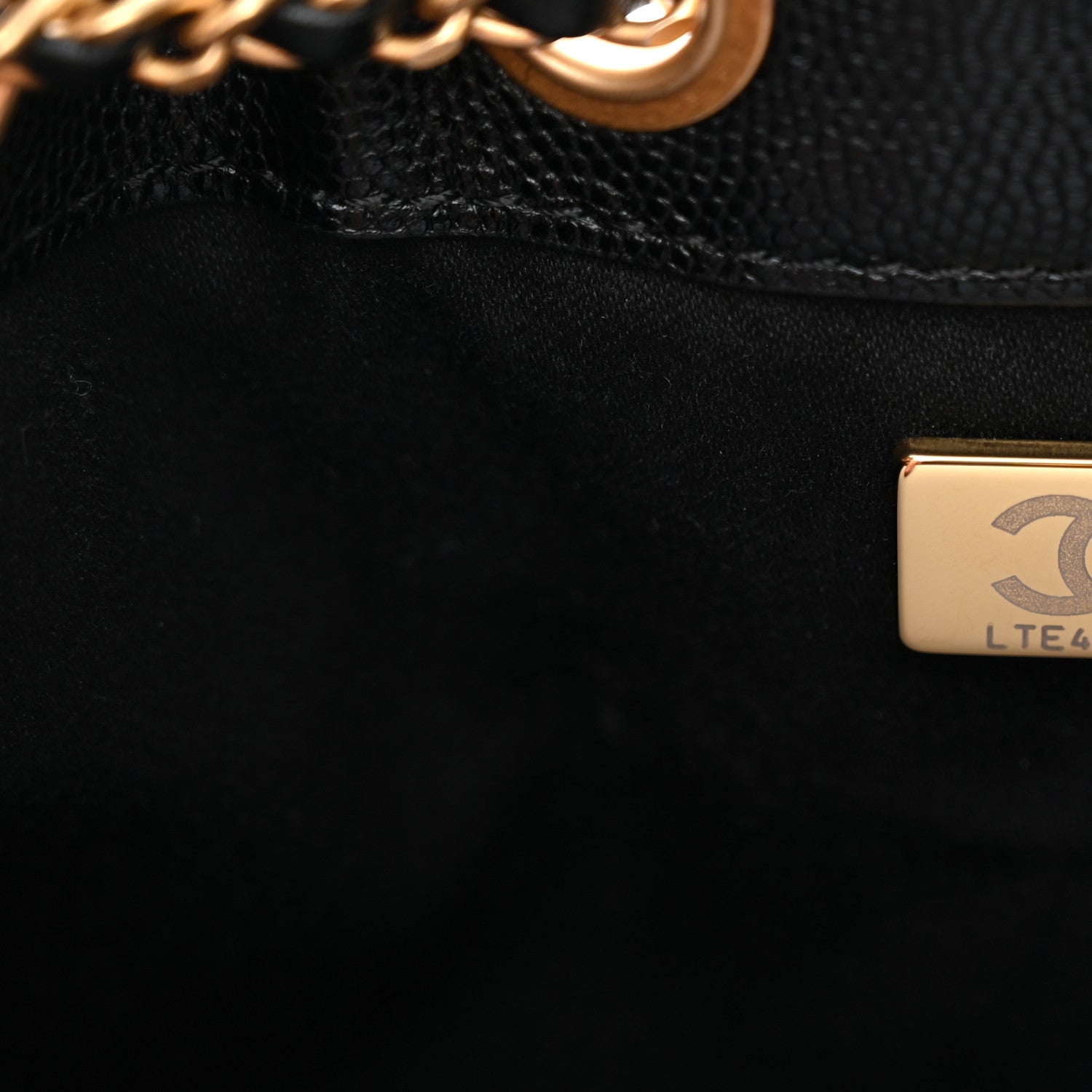 Chanel Caviar Quilted Mini Chanel 25 Handbag Black 7 of 12