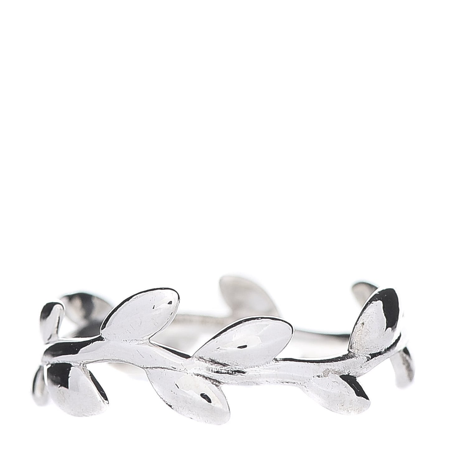 Sterling Silver Paloma Picasso Narrow Olive Leaf Band Ring 52 6