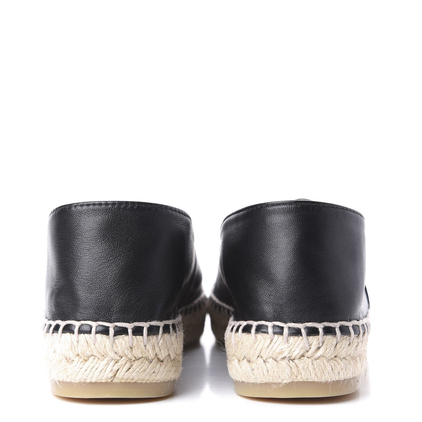 Lambskin CC Espadrilles 38 Black