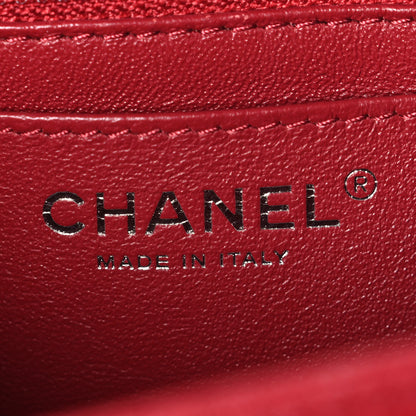 Chanel Caviar Quilted Mini Rectangular Flap Red 6 of 11