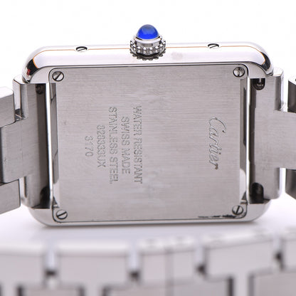 Cartier Stainless Steel 24mm Tank Solo Quartz Watch 5 of 9
