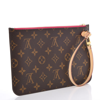 Louis Vuitton Monogram Neverfull MM GM Pochette Pivoine 3 of 8