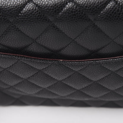 Chanel Caviar Quilted Medium Double Flap Black 12 of 12