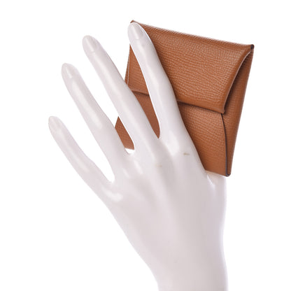 Hermes Epsom Bastia Coin Purse Gold 2 of 8