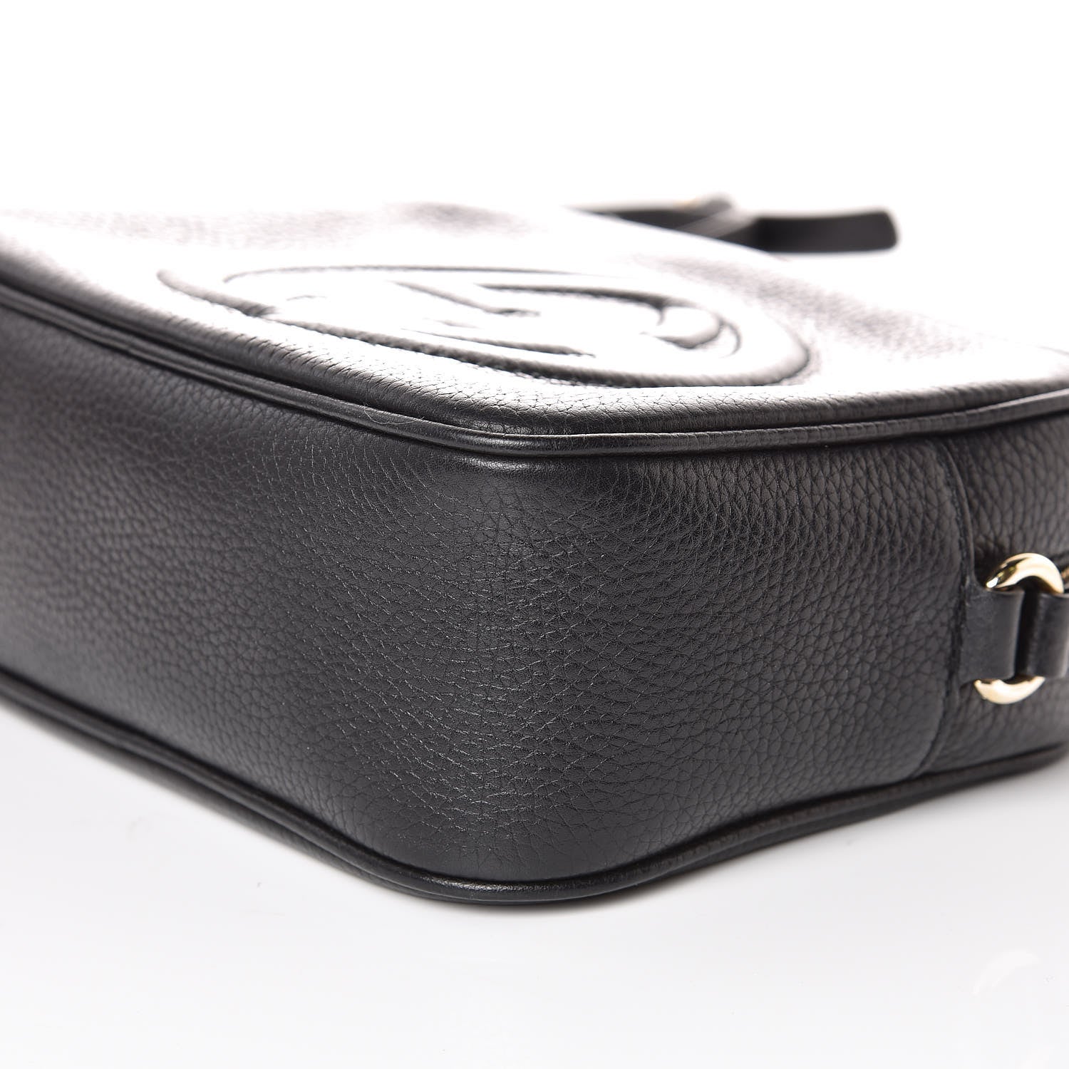 Gucci Pebbled Calfskin Small Soho Disco Bag Black 6 of 9