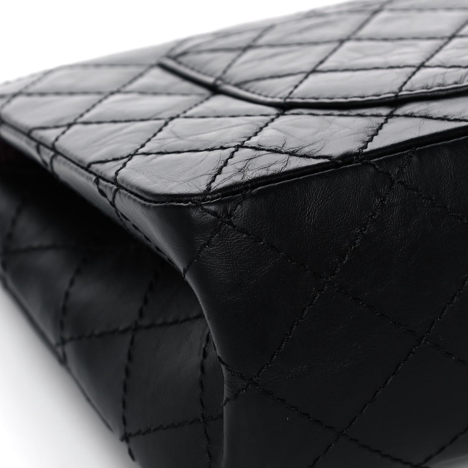 Chanel Aged Calfskin Quilted 2.55 Reissue 226 Flap Black 11 of 13
