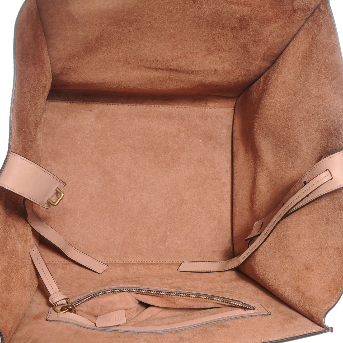 Supple Calfskin Medium Phantom Luggage Flesh