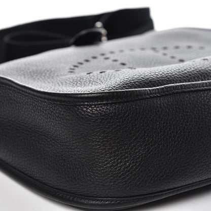 Hermes Taurillon Clemence Evelyne III GM Black 7 of 8