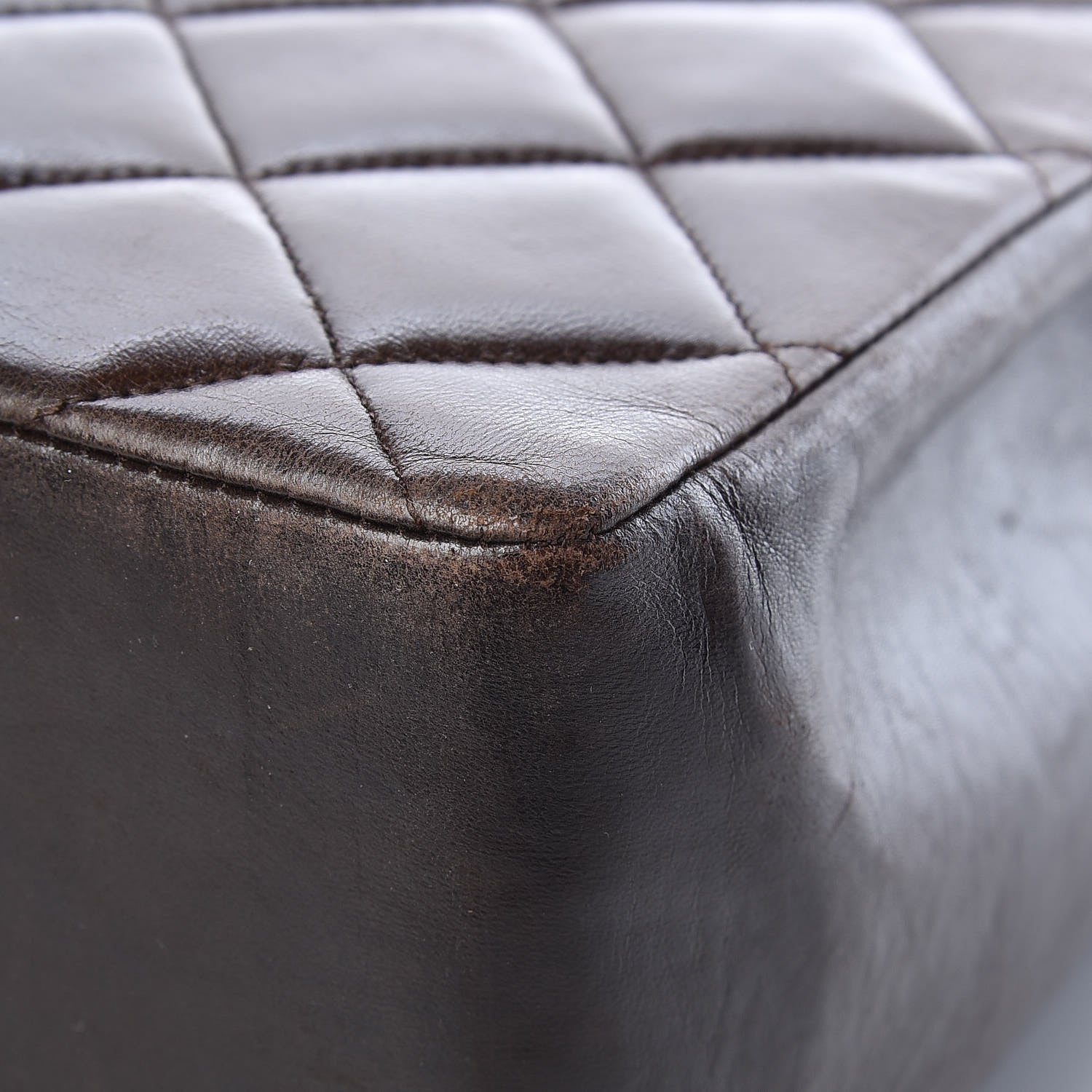 Chanel Lambskin XL Jumbo CC Single Flap Brown 16 of 18