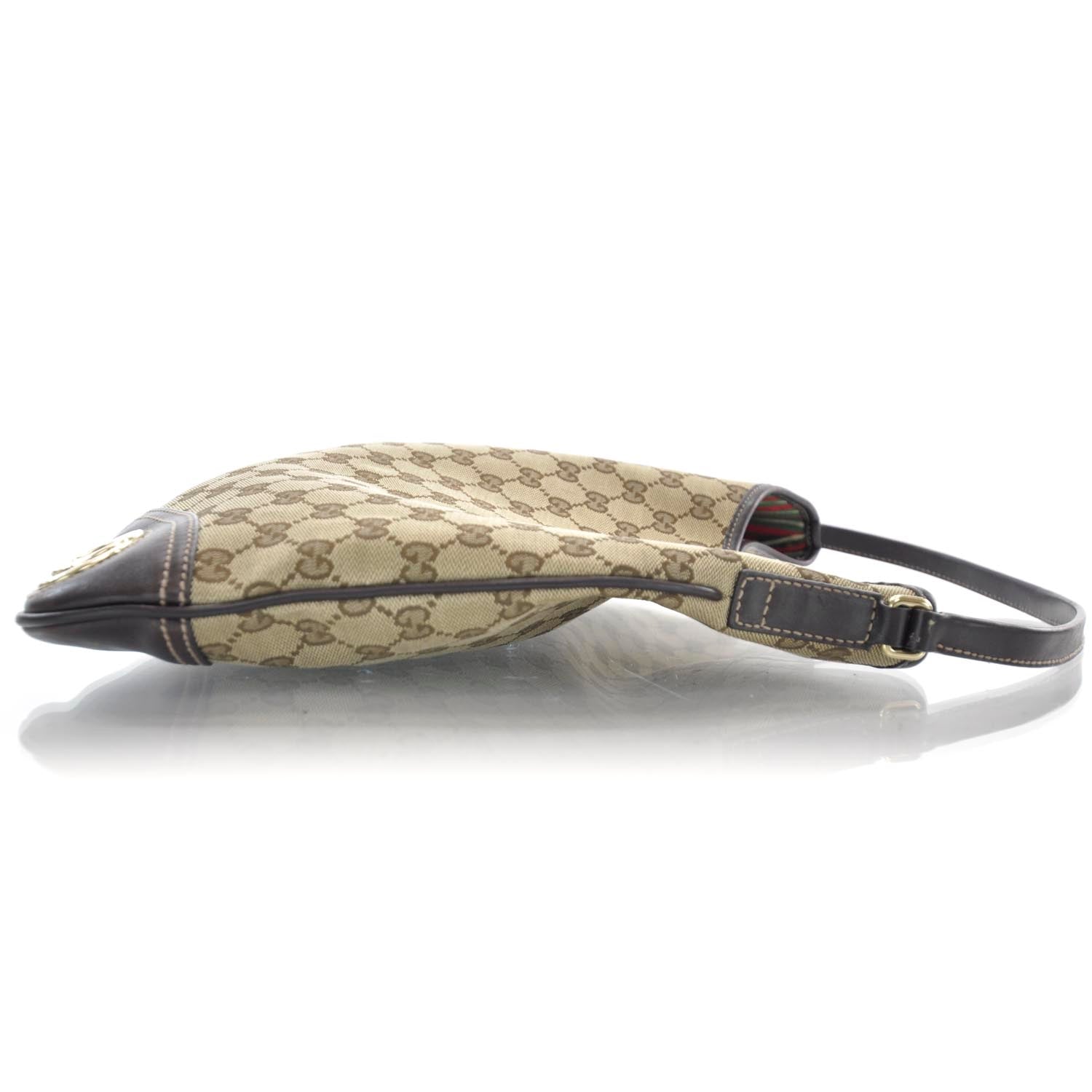 Gucci Monogram New Britt Medium Hobo Ebony 4 of 10