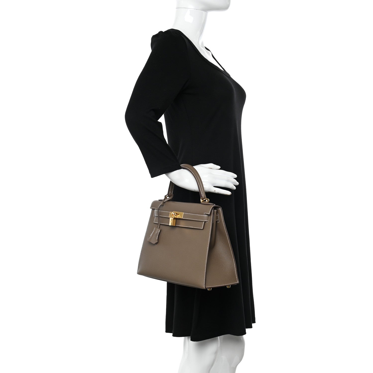 Hermes Epsom Kelly Sellier 28 Etoupe 2 of 11
