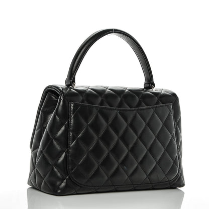 Chanel Lambskin Quilted Medium Kelly Flap Black 3 of 9