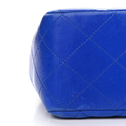 Chanel Lambskin Quilted Jumbo Single Flap Blue 9 of 13