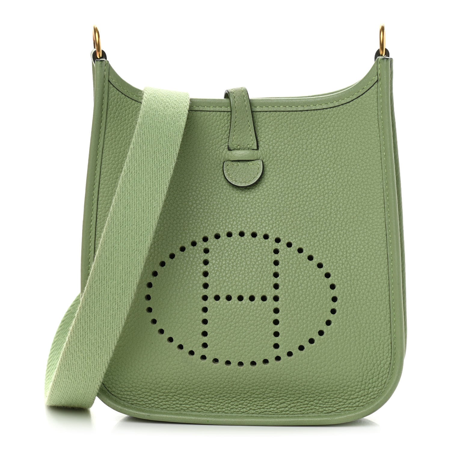 Hermes Taurillon Maurice Evelyne TPM Vert Criquet 1 of 11