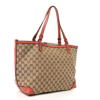 Gucci Monogram Medium Craft Tote Coral 4 of 12